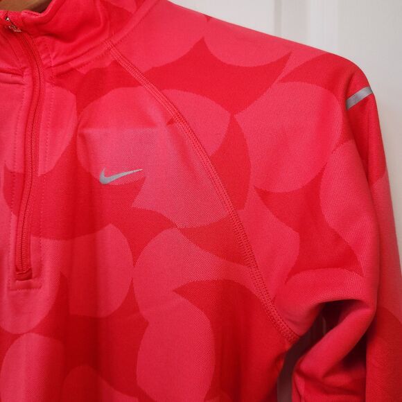 nike Girl's sports dri-fit coral p zip-up high neck top Xl urban fitness style - Picture 4 of 13